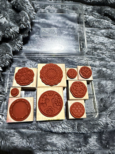 Stampin background mixed - up!,