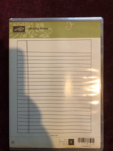 Stampin writing notes - writing,