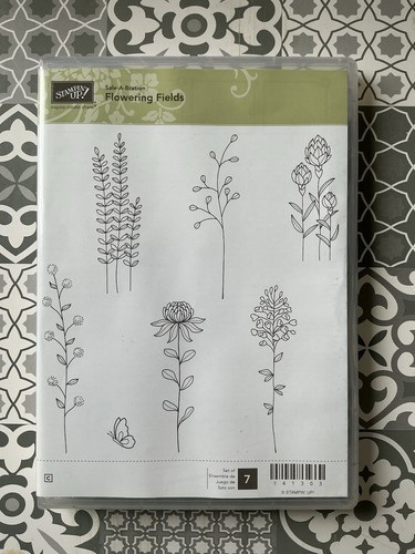 Stampin flowering fields - flowering,