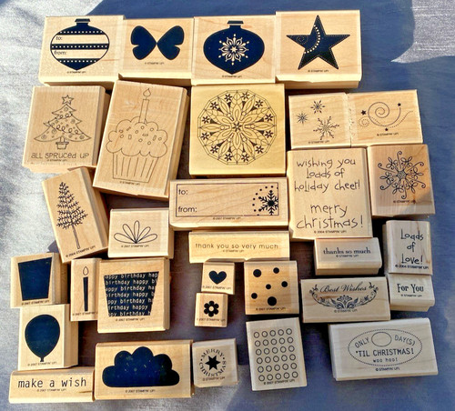 Stampin mounted - x,