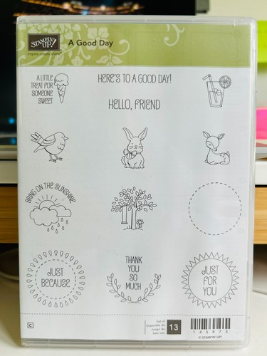 Stampin good day stamp - a,