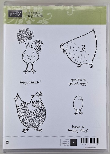 Stampin hey chick wood - hey,,