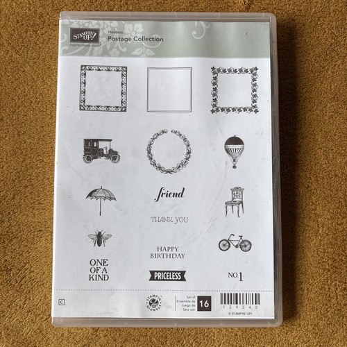 Stampin rubber stamp set - up!,