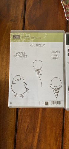 Brand new stampin - new, wood