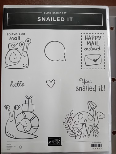 Snailed stampin stamps - stampin, up