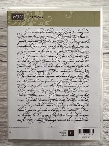 Stampin en francais - stampin',