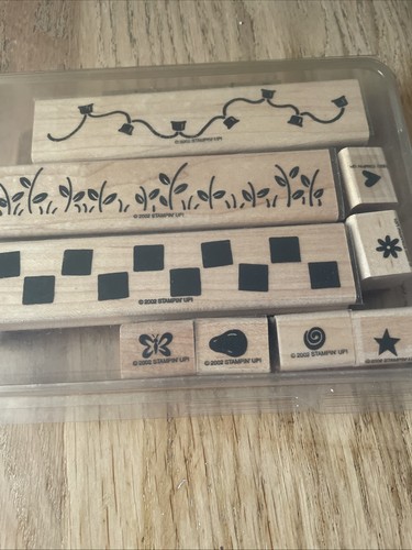 Stampin step border - up,