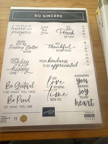 Stampin so sincere - stampin', up!