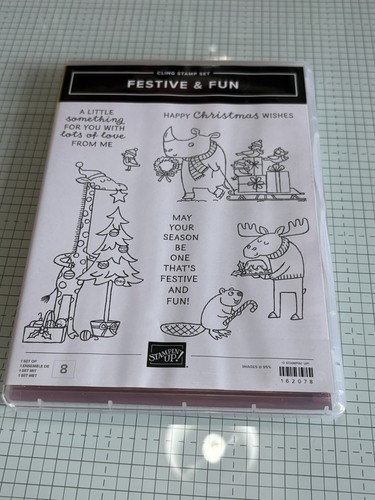 Stampin festive fun - &, cling