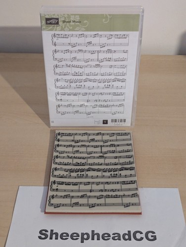 Stampin sheet music stamp - up!,