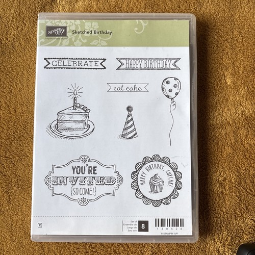 Stampin rubber stamp set - up!,
