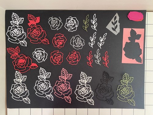 Die cut elements from - die-cut,