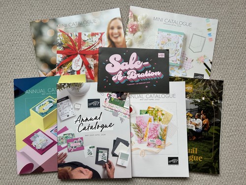 Stampin catalogues vgc - up!,