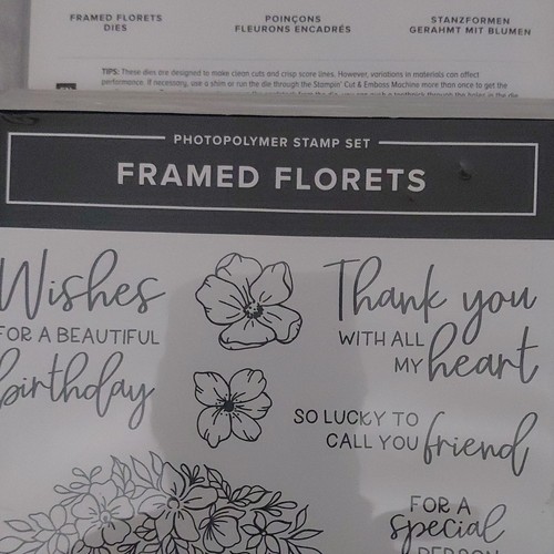 Stampin framed florets - stampin',