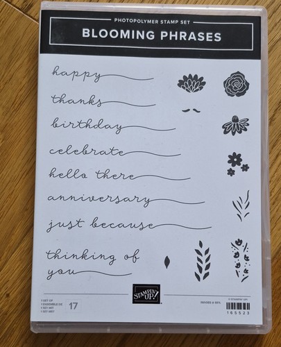 Stampin blooming phrases - stampin',