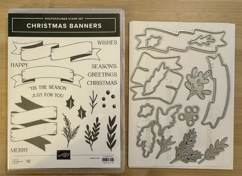 Stampin christmas banners - stampin,