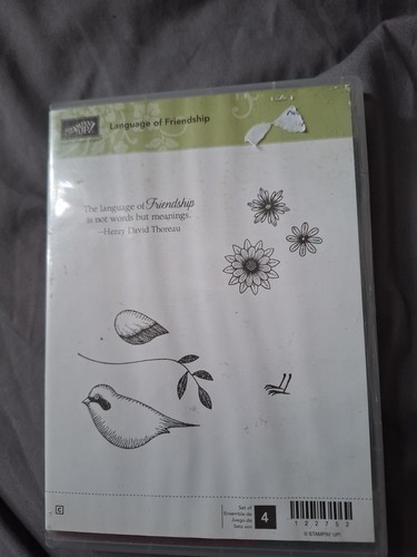 Stampin language of - up!,