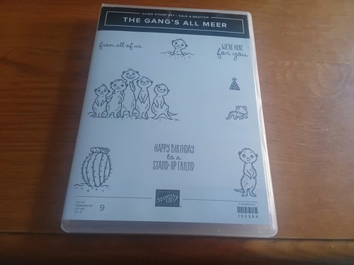 Stampin cling stamp - stamp, set