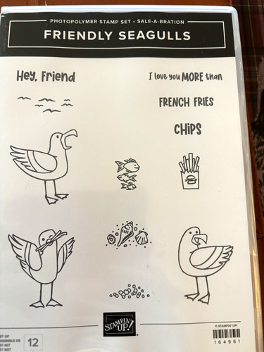 Stampin friendly seagulls - friendly,