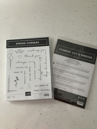 Stampin spring corners - up!,