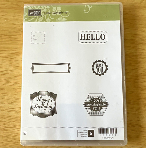 Stampin label something - stampin’,