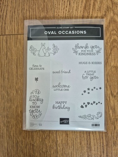 Stampin oval occasions - up,