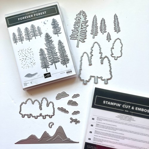 Forever forest stamps and dies - stamps,