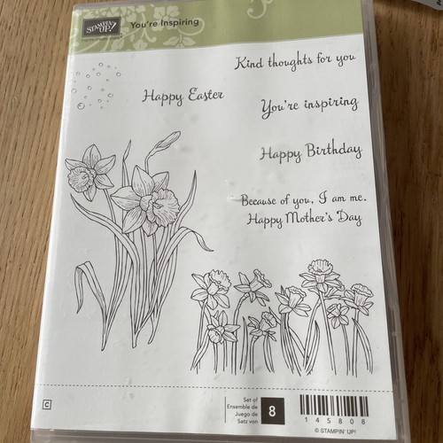 Stampin red rubber you - stampin,