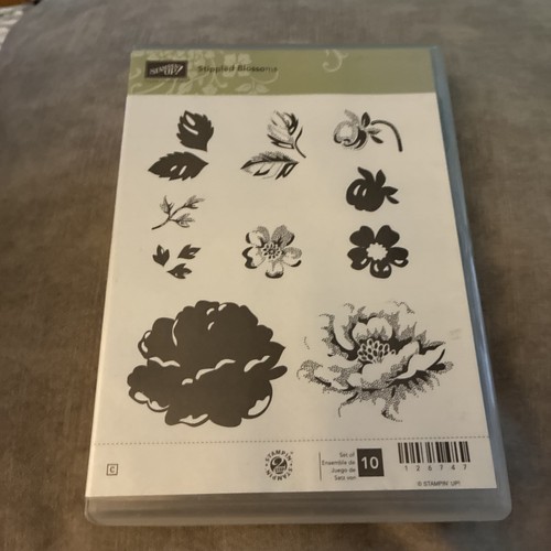 Stampin stippled blossoms - up,