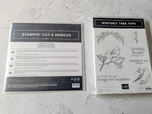 Winterly tree tops stamps - winterly,