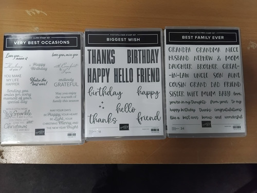 Stampin 3 x stamp - up!,