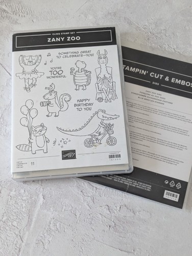 Stampin zany zoo red - zany,