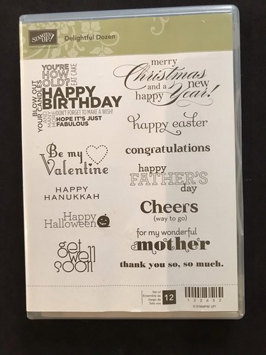 Delightful dozen sentiments - dozen,