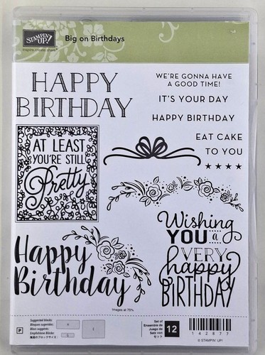 Stampin big on birthdays - stampin',