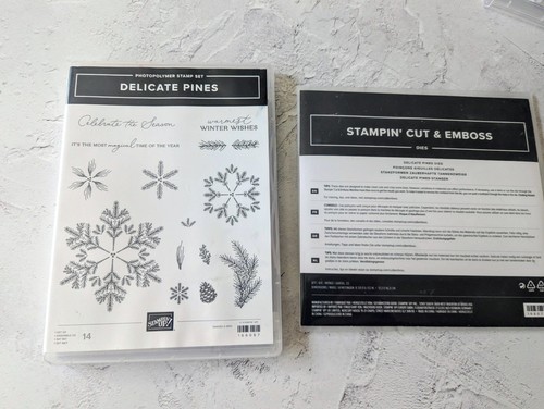 Delicate pines stamps - pines, (14)