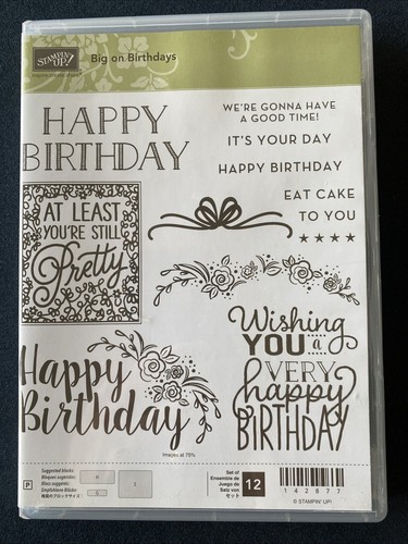 Stampin big birthdays - up, on