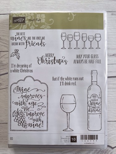 Stampin half full - up!,