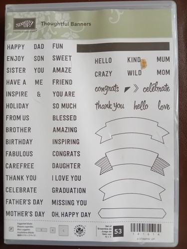 Thoughtful banners stampin - stampin, up
