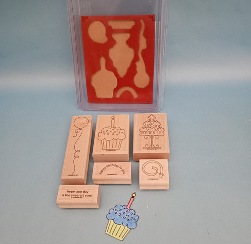 Rubber stamps woode - rubber,