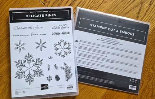 Stampin delicate pines - stampin',
