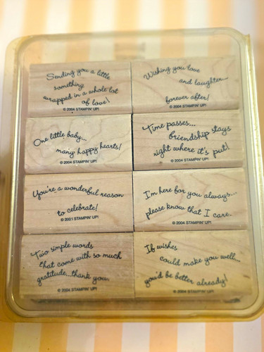 Stampin wood mounted - stampin, up!