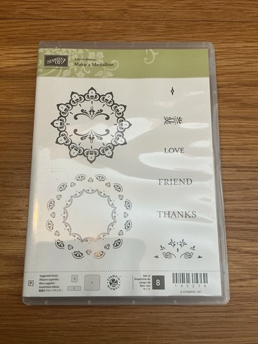 Stampin make medallion - a,