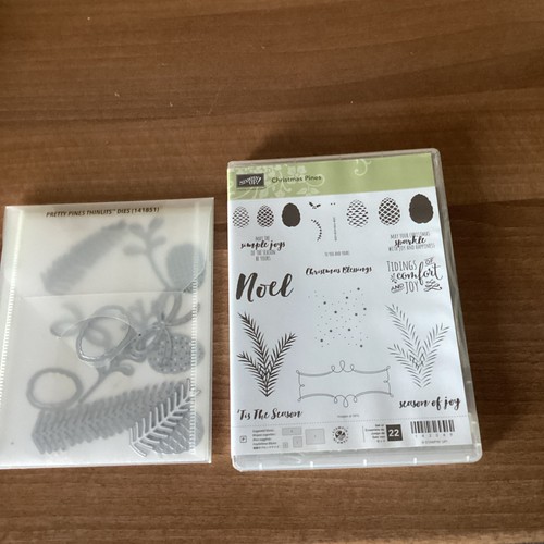 Stampin christmas pines - stampin,