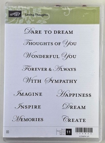 Stampin loving thoughts - stampin’, up!