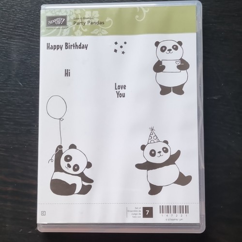 Stampin party pandas - stampin, up