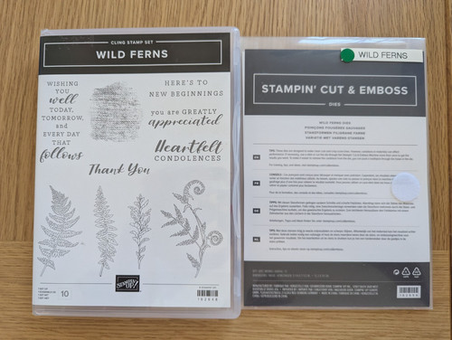Stampin wild ferns stamp - wild,