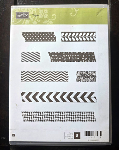 Stampin tape it wood - it,