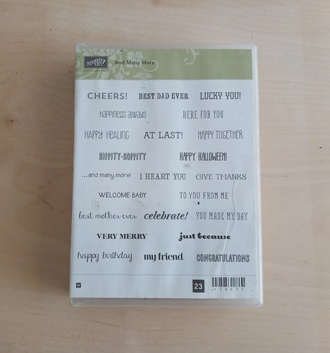 Stampin rubber stamp set - stampin',