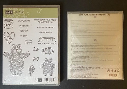 Stampin bear hugs stamp - hugs',