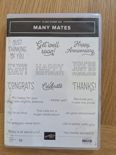Stampin used many mates - many,